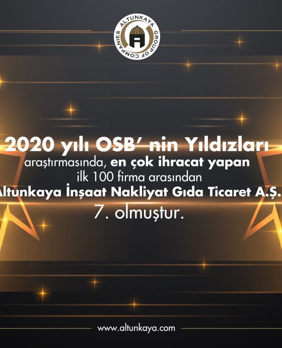 OSB YILDIZLARI – 2020