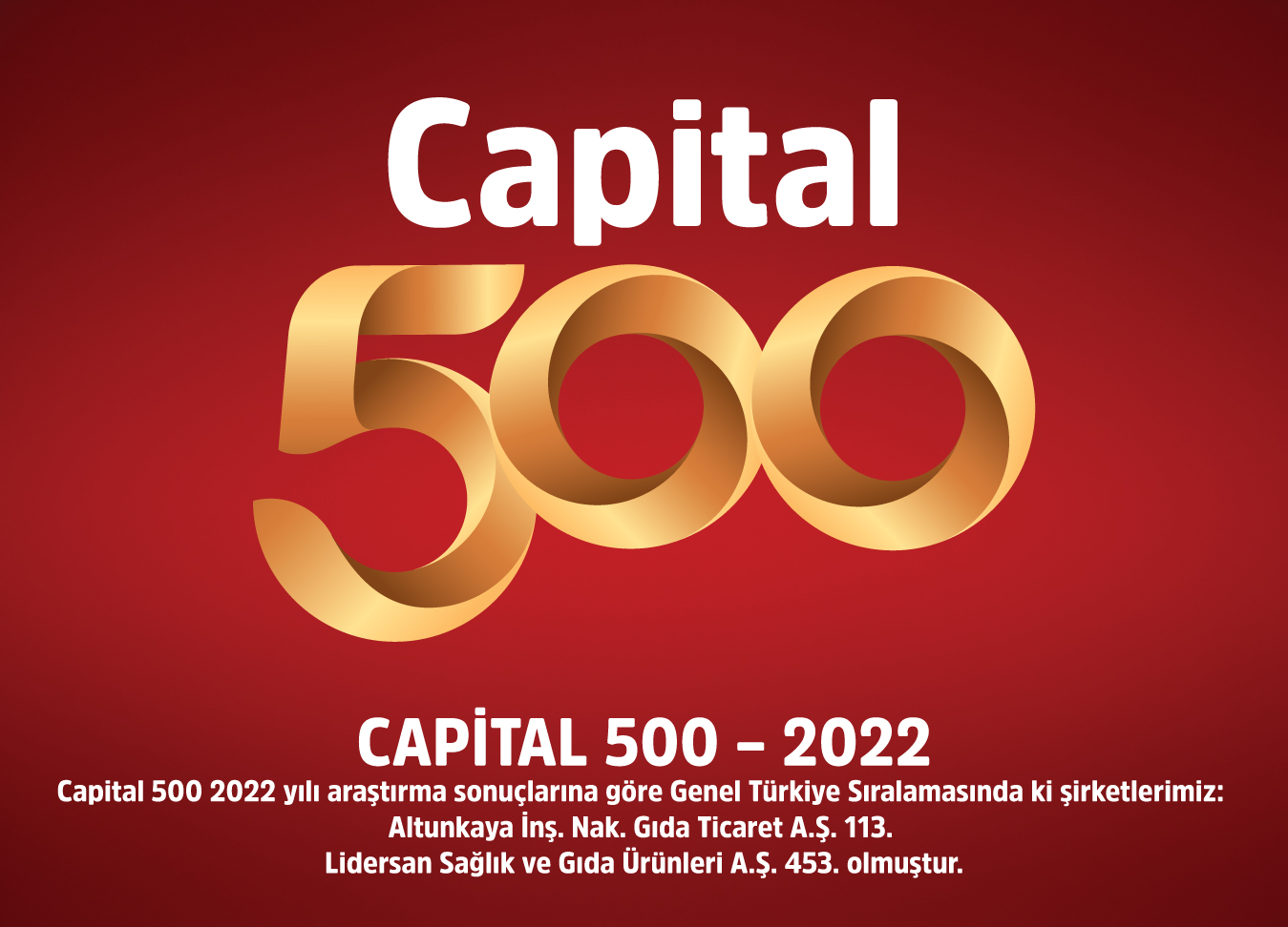 CAPİTAL 500 – 2022