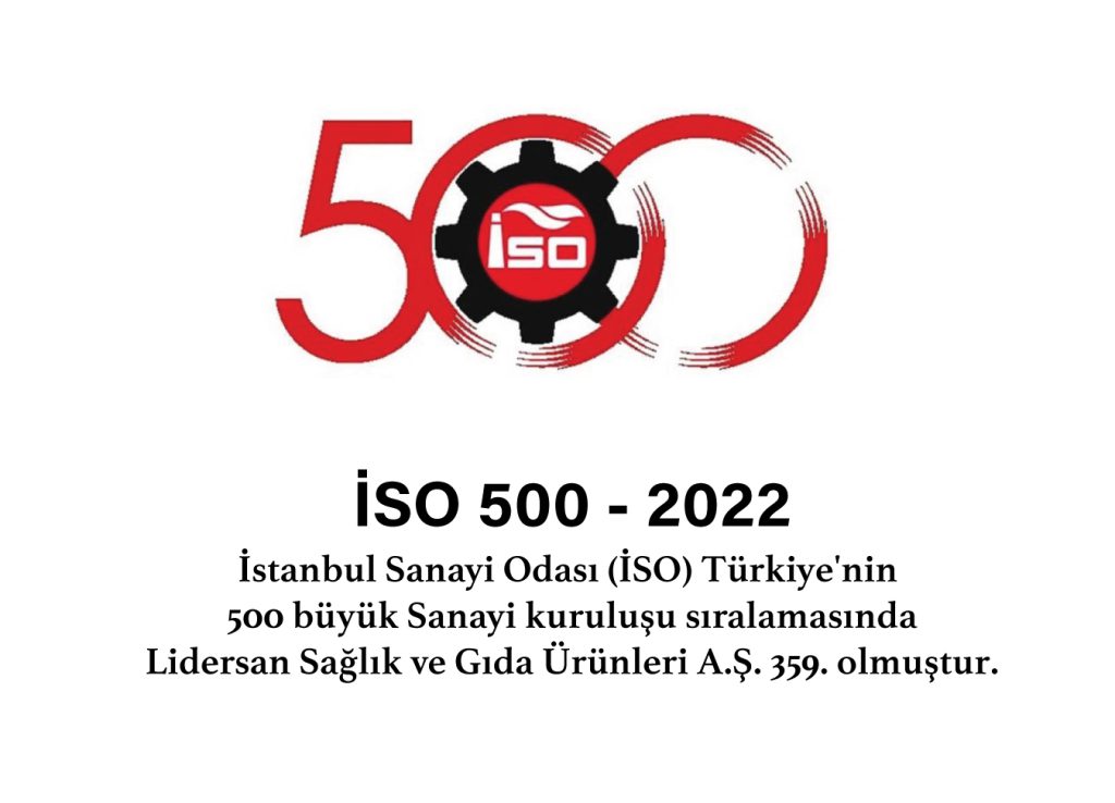 İSO 500 – 2022