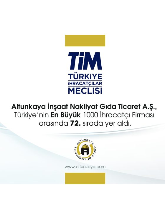 TÜRKİYE İHRACATÇILAR MECLİSİ (TİM) – 2024 İHRACAT ÖDÜL TÖRENİ