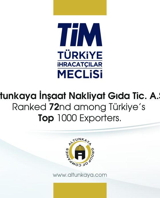 TÜRKİYE’S EXPORTERS ASSEMBLY (TİM) – 2024 EXPORT AWARD CEREMONY